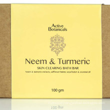 Handmade Organic Turmeric & Neem Bath Cleansing Acne-Prone Soap Bar